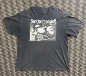Sick Symphonies Street Mixes Vol. 1 Graphic Skull Black T-Shirt Men's Size 2XL